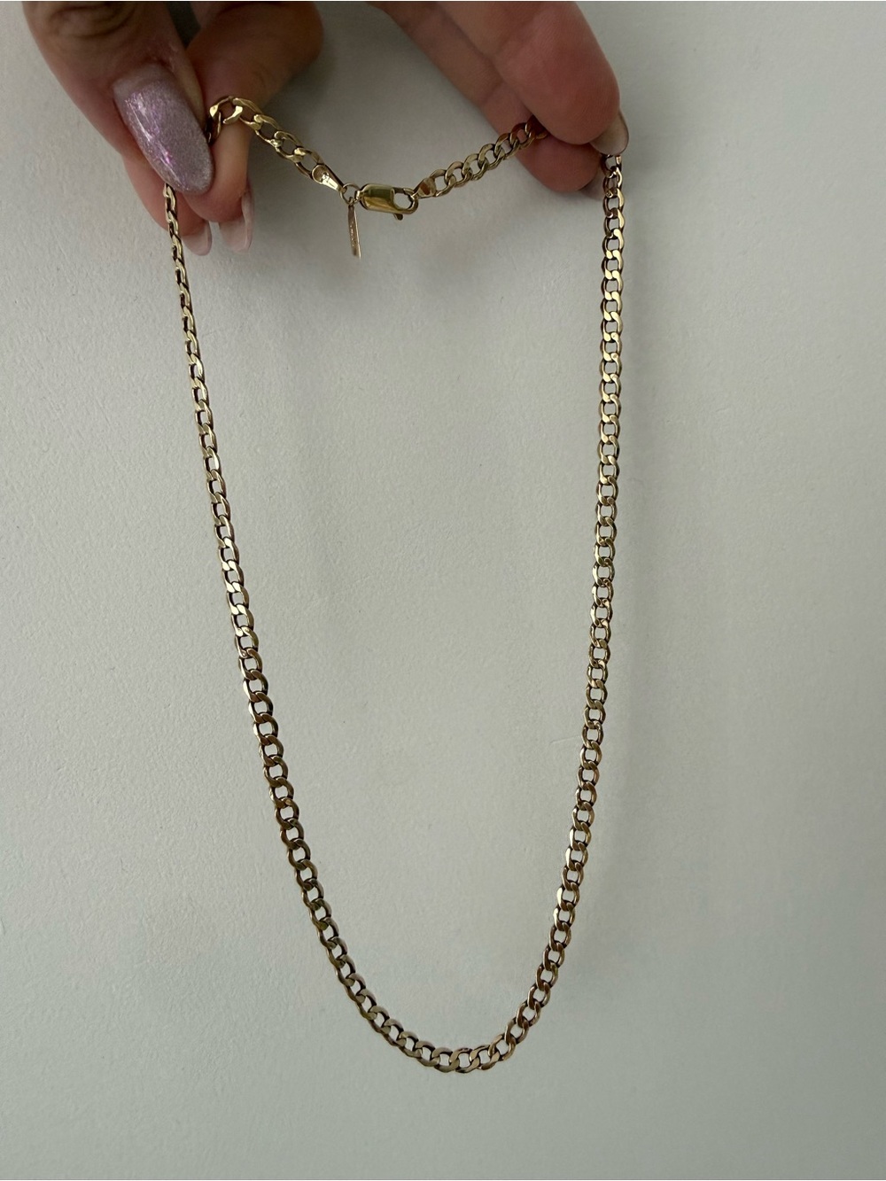 Loren Stewart 14k Yellow Gold XL Lightweight Havana Chain Necklace 18" NIB - Picture 4 of 7